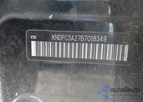 2011 Kia Sportage Ex z USA, uszkodzony, nr VIN KNDPC3A27B7018349